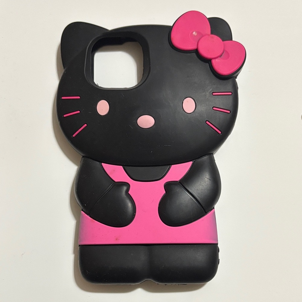 Hello Kitty Black and Pink Character Phone Case